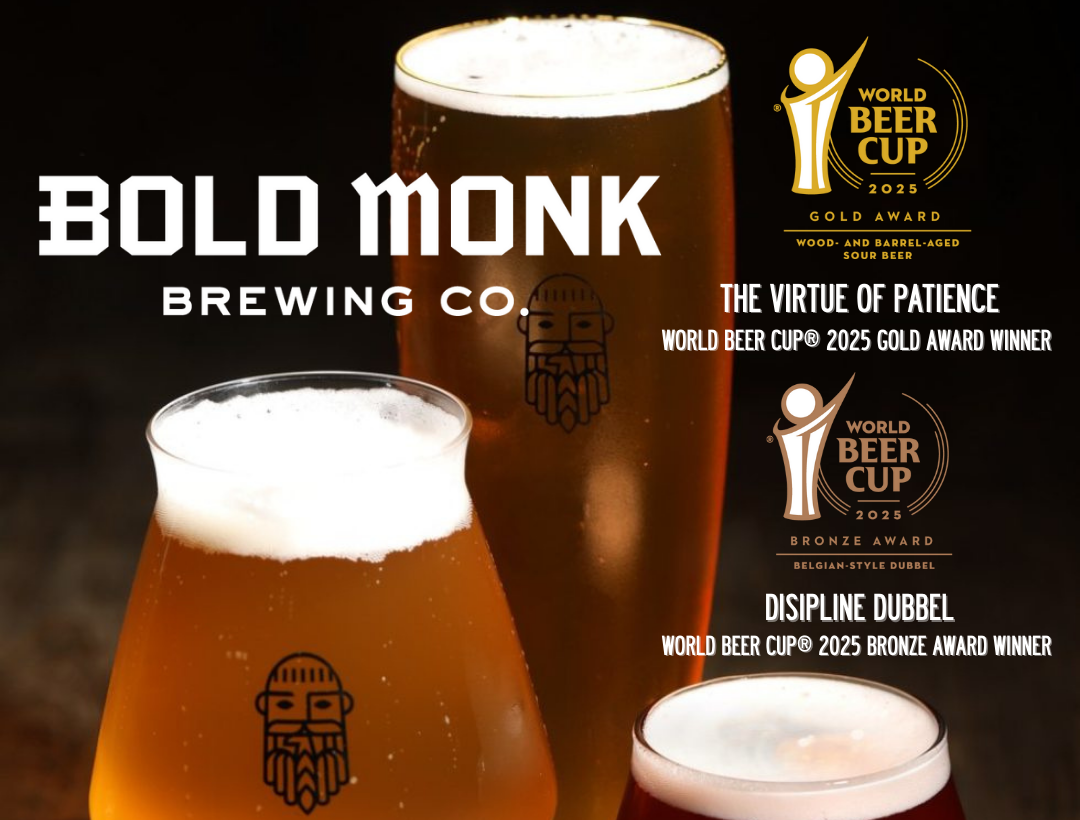 Gold and Bronze Award Wins for Bold Monk at the 2025 World Beer Cup